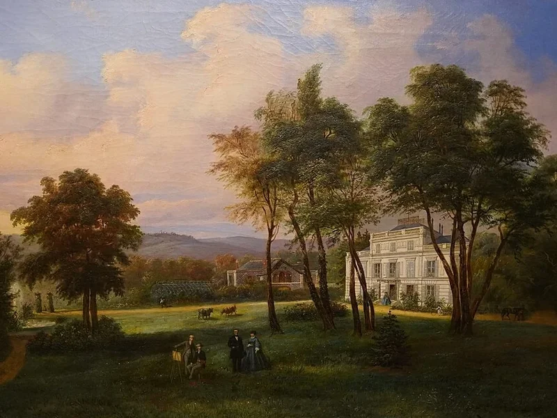 1801-Jean Louis Tirpenne - Piccolo castello a Colombes